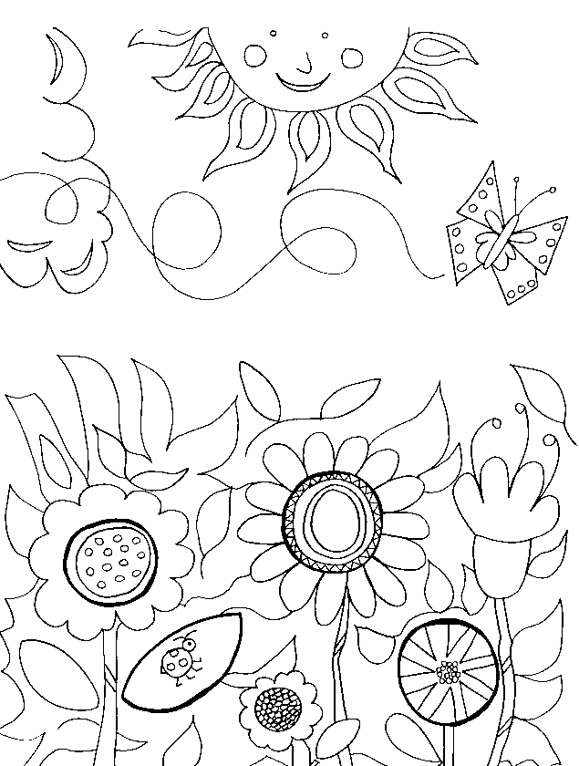 Dessin à colorier: Fleurs (Nature) #155046 - Coloriages à Imprimer Gratuits