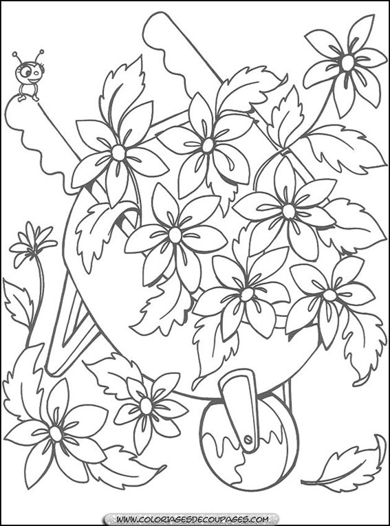 Dessin à colorier: Fleurs (Nature) #155050 - Coloriages à Imprimer Gratuits