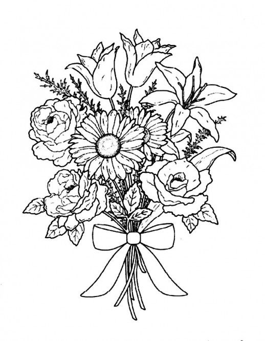 Dessin à colorier: Fleurs (Nature) #155156 - Coloriages à Imprimer Gratuits