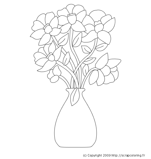 Dessin à colorier: Fleurs (Nature) #155224 - Coloriages à Imprimer Gratuits