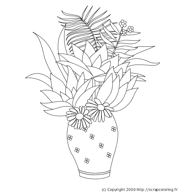 Dessin à colorier: Fleurs (Nature) #155232 - Coloriages à Imprimer Gratuits