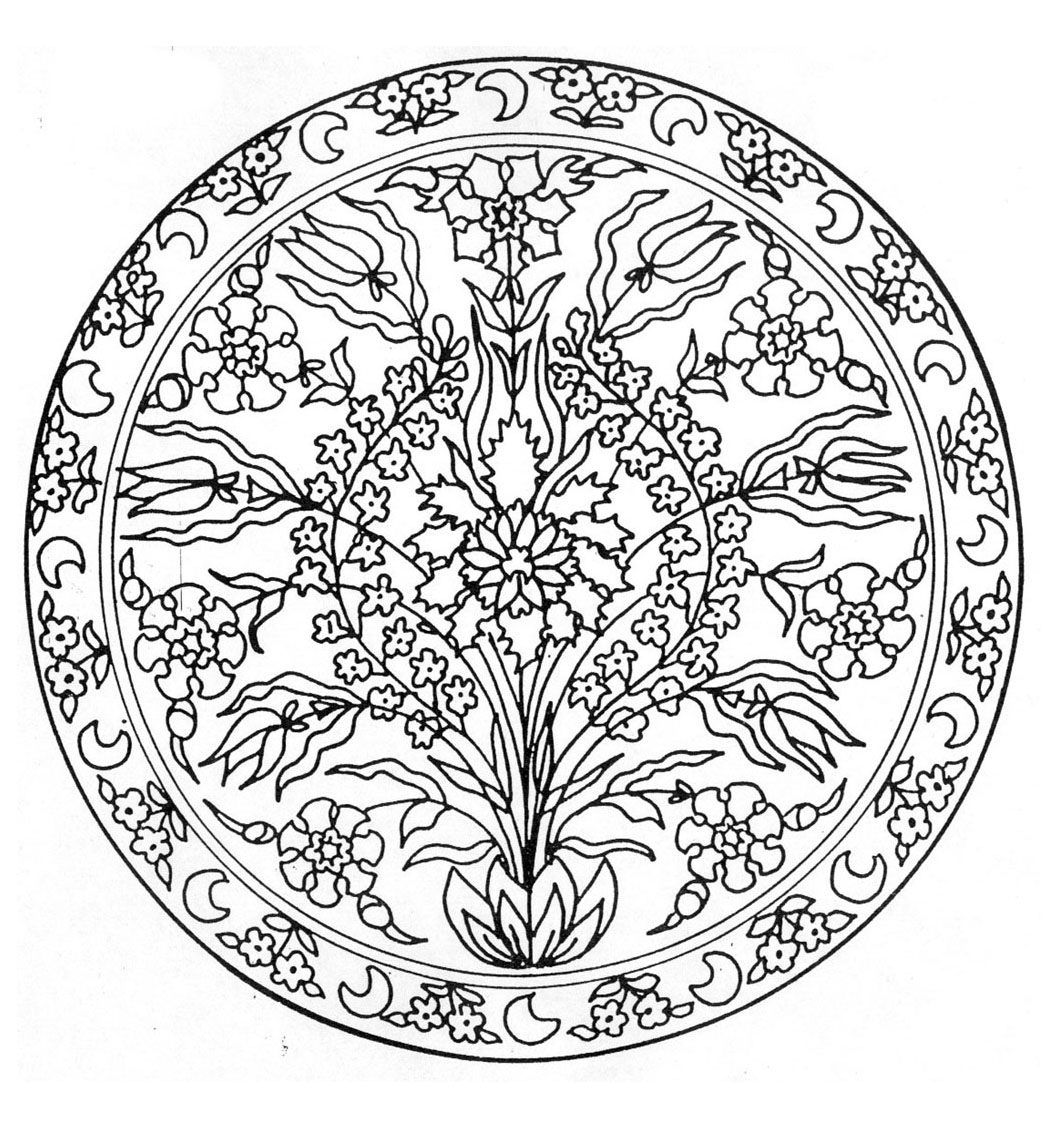 Dessin à colorier: Fleurs (Nature) #155247 - Coloriages à Imprimer Gratuits