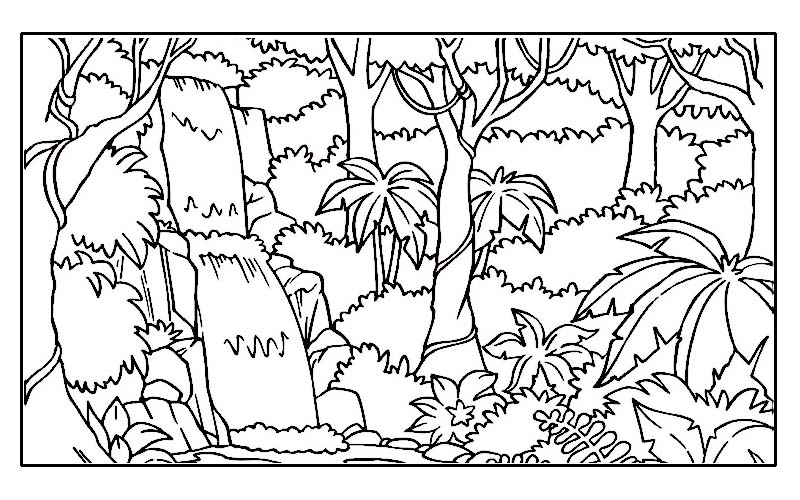 Coloriage Forêt #157014 (Nature) – Dessin à colorier – Coloriages à