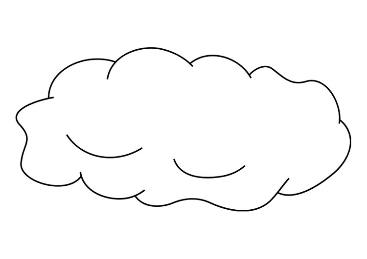 Dessin à colorier: Nuage (Nature) #157341 - Coloriages à Imprimer Gratuits