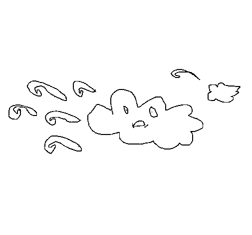 Dessin à colorier: Nuage (Nature) #157367 - Coloriages à Imprimer Gratuits