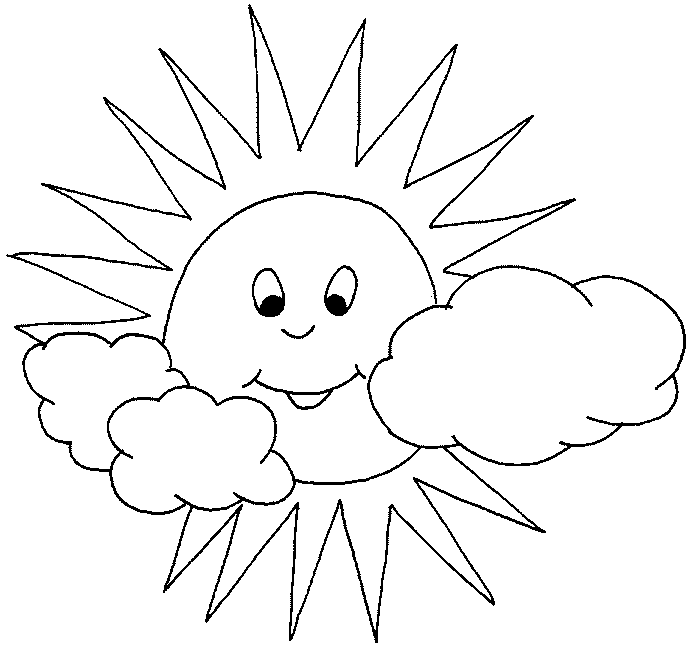 Dessin à colorier: Nuage (Nature) #157375 - Coloriages à Imprimer Gratuits