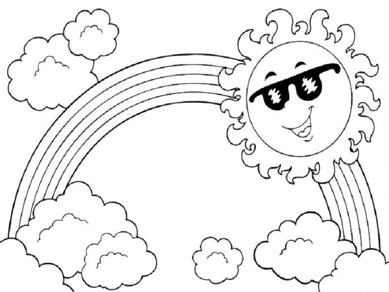 Dessin à colorier: Nuage (Nature) #157389 - Coloriages à Imprimer Gratuits