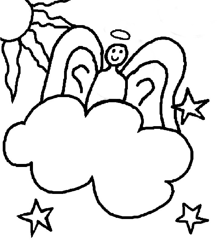 Dessin à colorier: Nuage (Nature) #157450 - Coloriages à Imprimer Gratuits