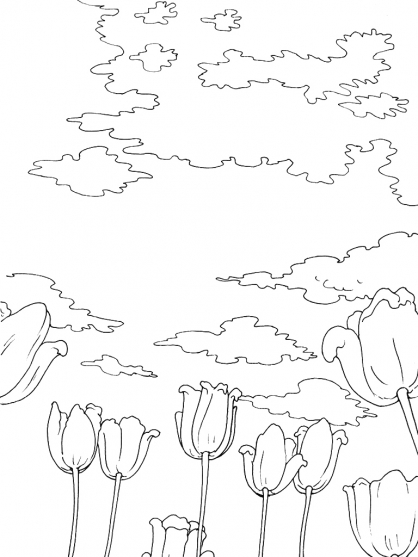 Dessin à colorier: Nuage (Nature) #157458 - Coloriages à Imprimer Gratuits