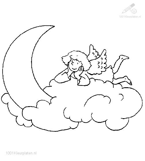 Dessin à colorier: Nuage (Nature) #157472 - Coloriages à Imprimer Gratuits