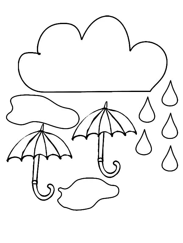 Dessin à colorier: Nuage (Nature) #157552 - Coloriages à Imprimer Gratuits