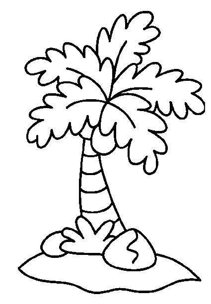 Dessin à colorier: Palmier (Nature) #161156 - Coloriages à Imprimer Gratuits
