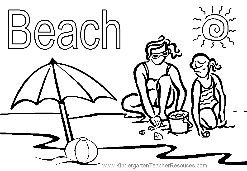 Пляж на английском языке