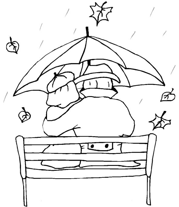 Dessin à colorier: Pluie (Nature) #158365 - Coloriages à Imprimer Gratuits