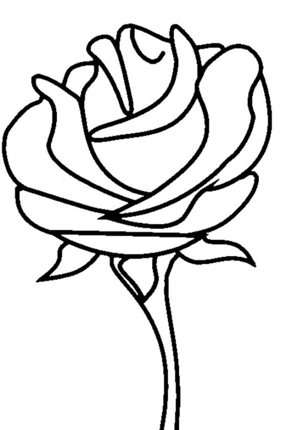 Dessin à colorier: Roses (Nature) #161876 - Coloriages à Imprimer Gratuits