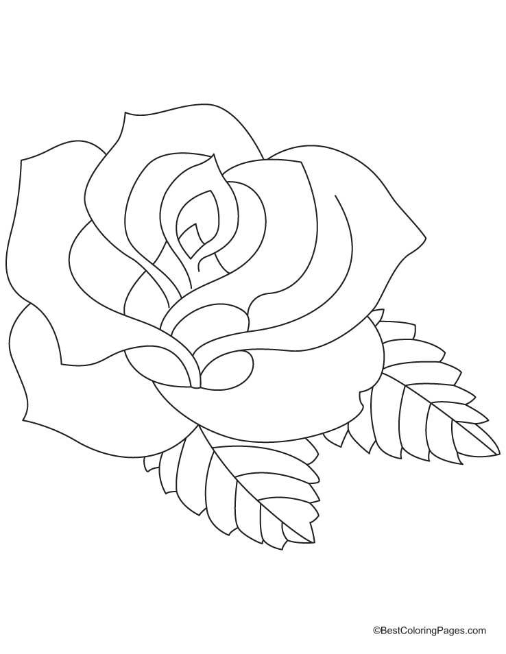 Dessin à colorier: Roses (Nature) #161904 - Coloriages à Imprimer Gratuits