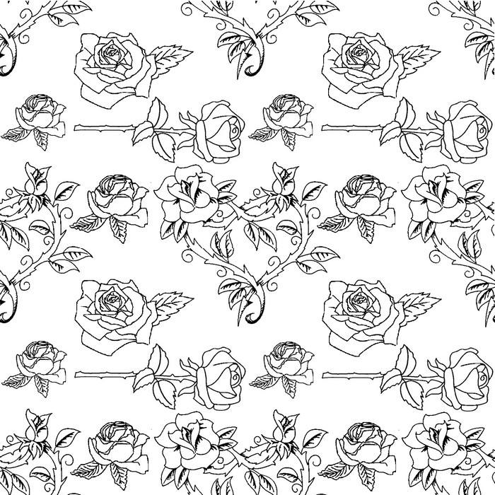 Dessin à colorier: Roses (Nature) #161960 - Coloriages à Imprimer Gratuits