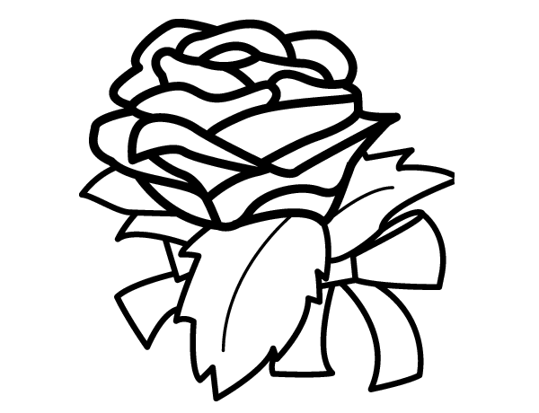 Dessin à colorier: Roses (Nature) #162019 - Coloriages à Imprimer Gratuits