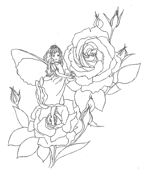 Dessin à colorier: Roses (Nature) #162064 - Coloriages à Imprimer Gratuits