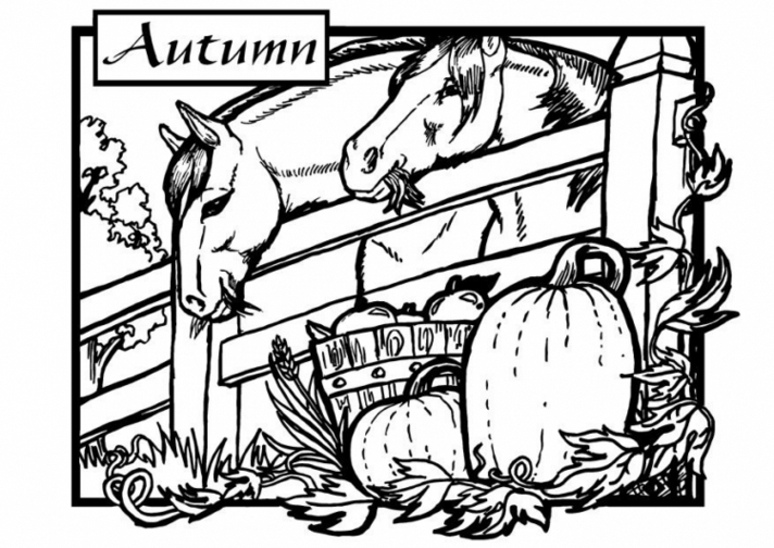 Dessin à colorier: Saison Automne (Nature) #164101 - Coloriages à Imprimer Gratuits