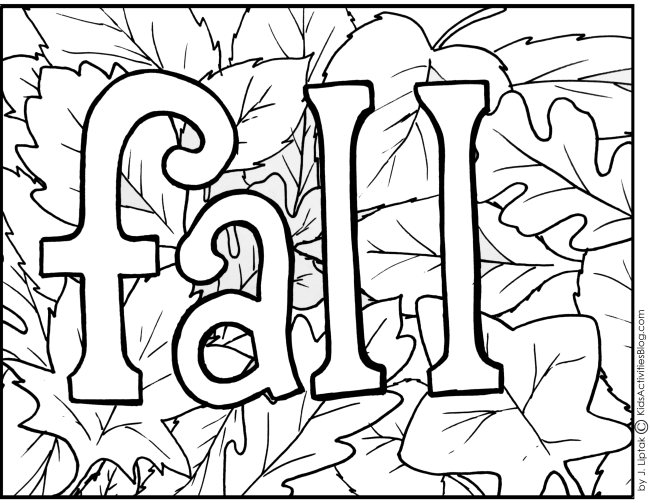 Dessin à colorier: Saison Automne (Nature) #164108 - Coloriages à Imprimer Gratuits