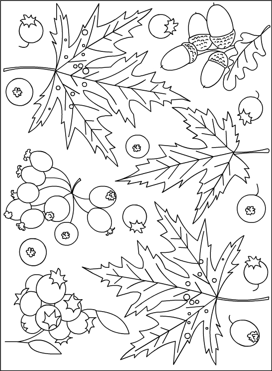 Dessin Saison Automne #164165 (Nature) à colorier – Coloriages à imprimer