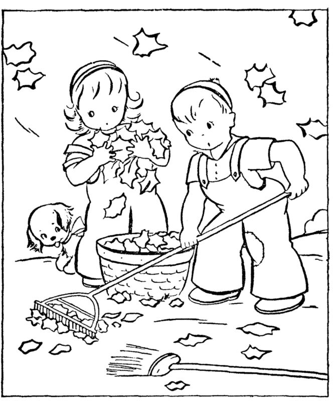 Dessin à colorier: Saison Automne (Nature) #164217 - Coloriages à Imprimer Gratuits