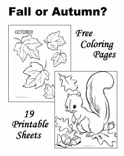 Dessin à colorier: Saison Automne (Nature) #164313 - Coloriages à Imprimer Gratuits