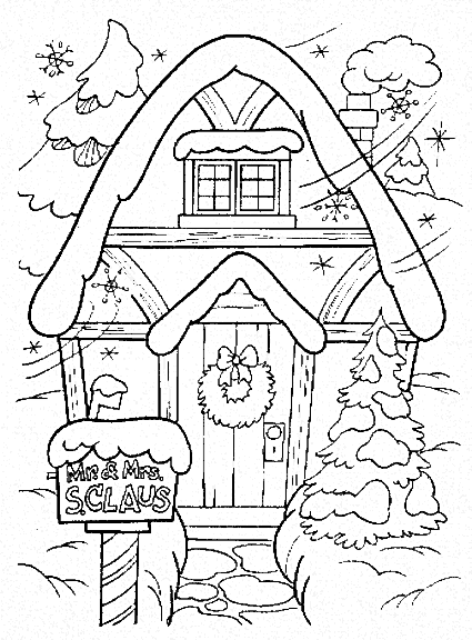 Dessin à colorier: Saison Hiver (Nature) #164444 - Coloriages à Imprimer Gratuits