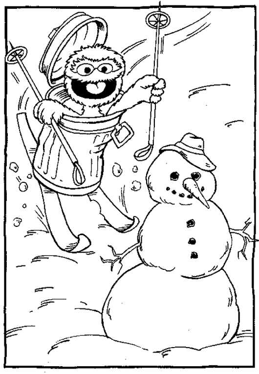 Dessin à colorier: Saison Hiver (Nature) #164484 - Coloriages à Imprimer Gratuits