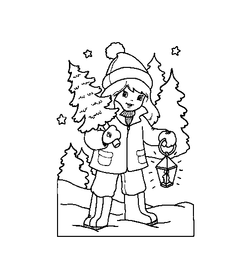 Dessin à colorier: Saison Hiver (Nature) #164586 - Coloriages à Imprimer Gratuits