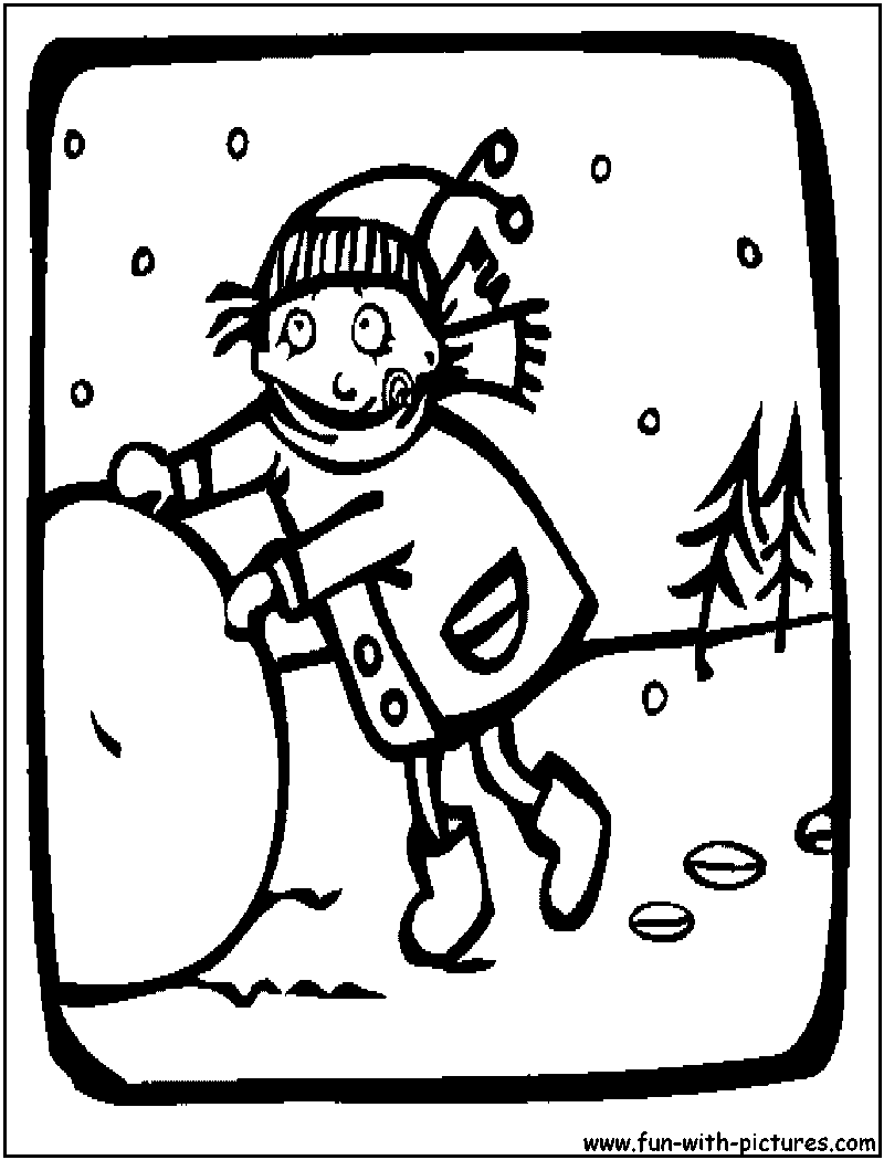 Dessin à colorier: Saison Hiver (Nature) #164685 - Coloriages à Imprimer Gratuits