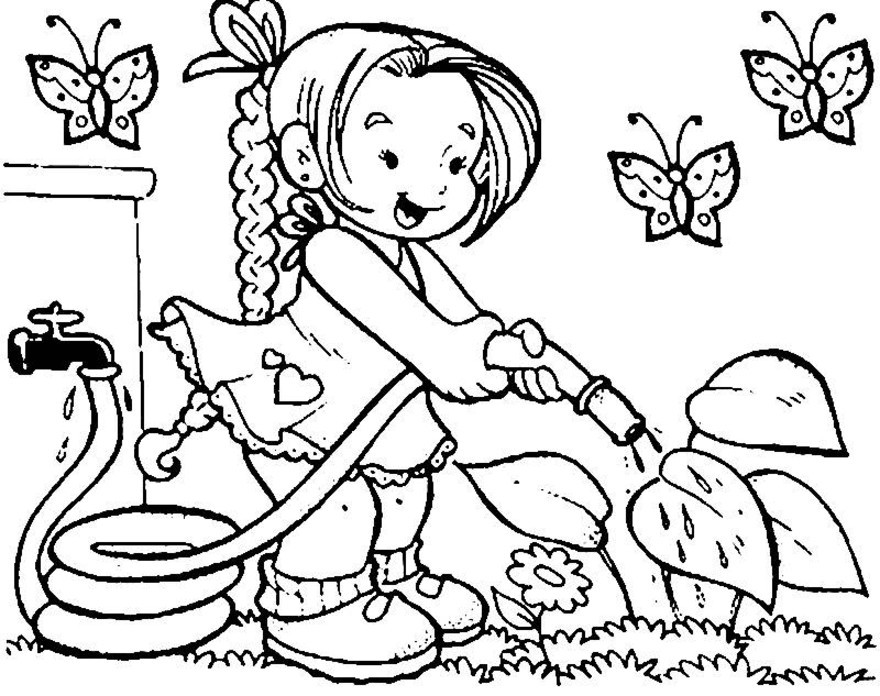 Dessin à colorier: Saison Printemps (Nature) #164754 - Coloriages à Imprimer Gratuits