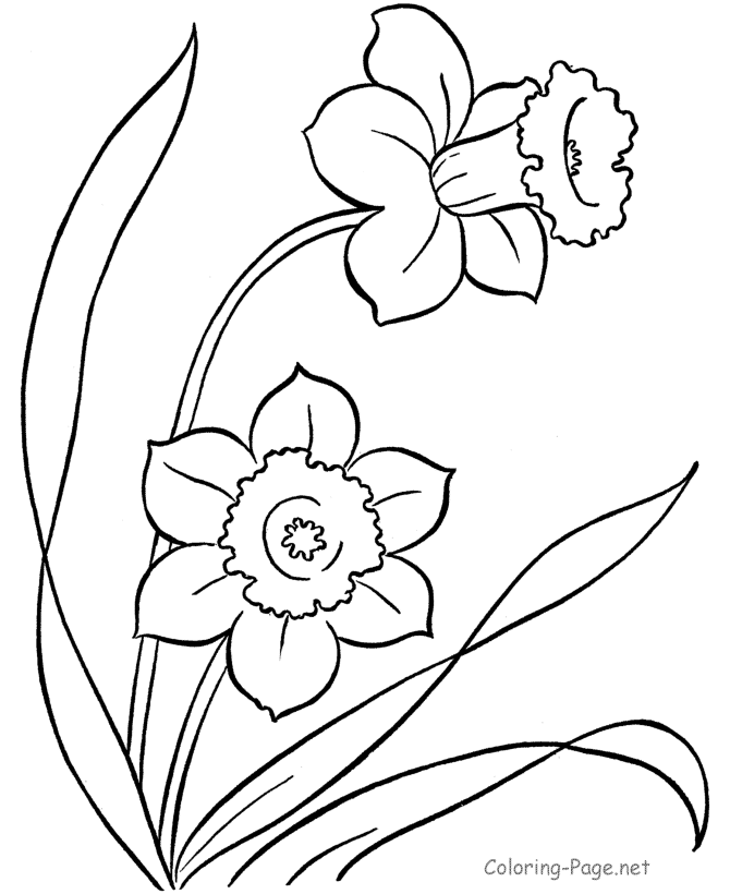 Dessin à colorier: Saison Printemps (Nature) #164795 - Coloriages à Imprimer Gratuits