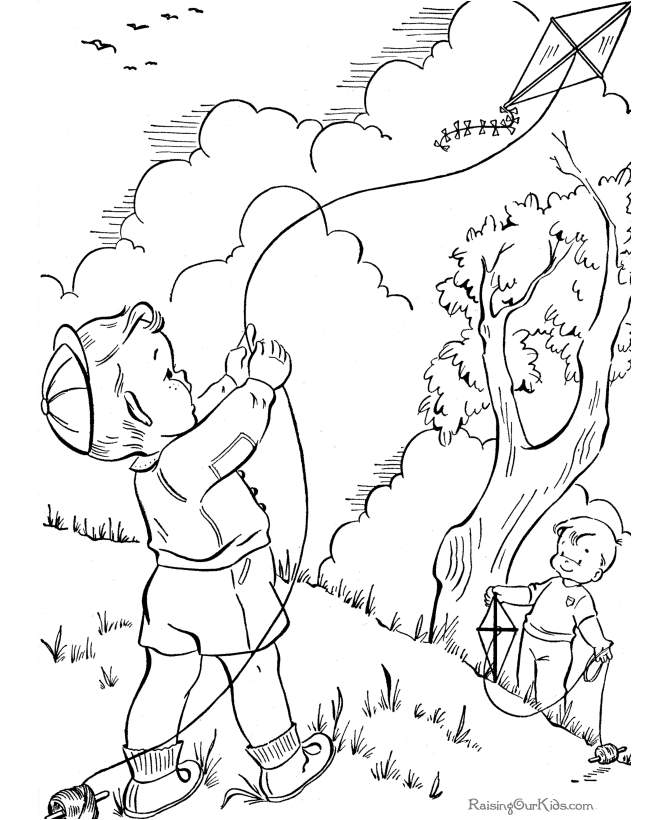 Dessin à colorier: Saison Printemps (Nature) #164813 - Coloriages à Imprimer Gratuits