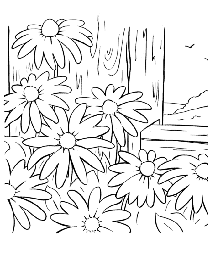 Dessin à colorier: Saison Printemps (Nature) #164843 - Coloriages à Imprimer Gratuits