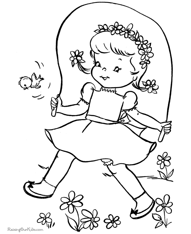 Dessin à colorier: Saison Printemps (Nature) #164845 - Coloriages à Imprimer Gratuits