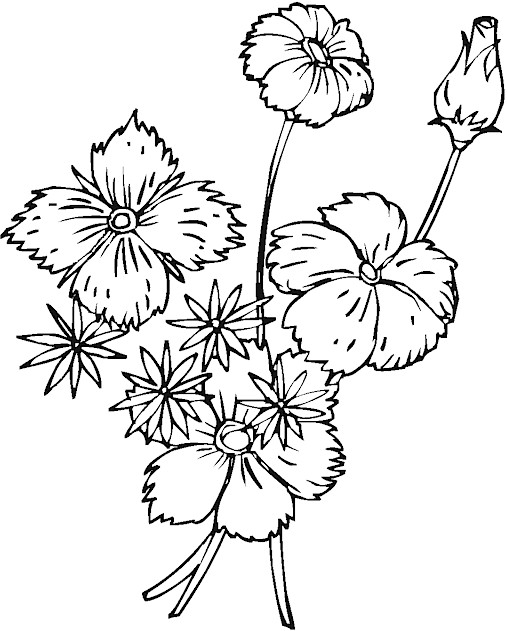 Dessin à colorier: Saison Printemps (Nature) #164871 - Coloriages à Imprimer Gratuits