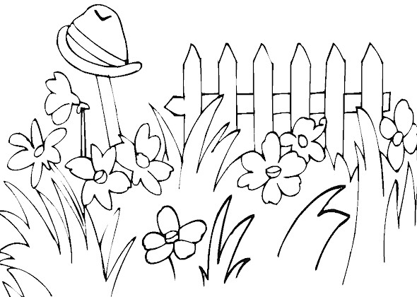 Dessin à colorier: Saison Printemps (Nature) #164879 - Coloriages à Imprimer Gratuits