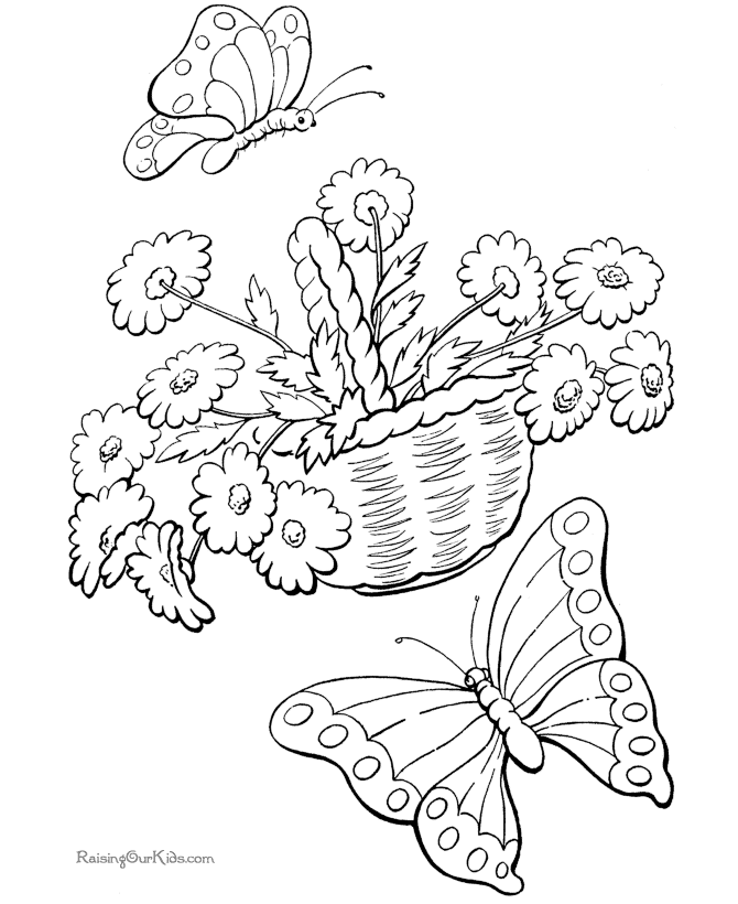 Dessin à colorier: Saison Printemps (Nature) #164895 - Coloriages à Imprimer Gratuits