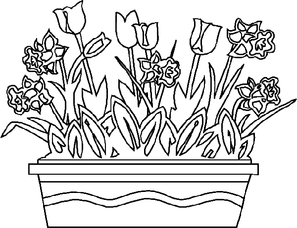 Dessin à colorier: Saison Printemps (Nature) #164987 - Coloriages à Imprimer Gratuits