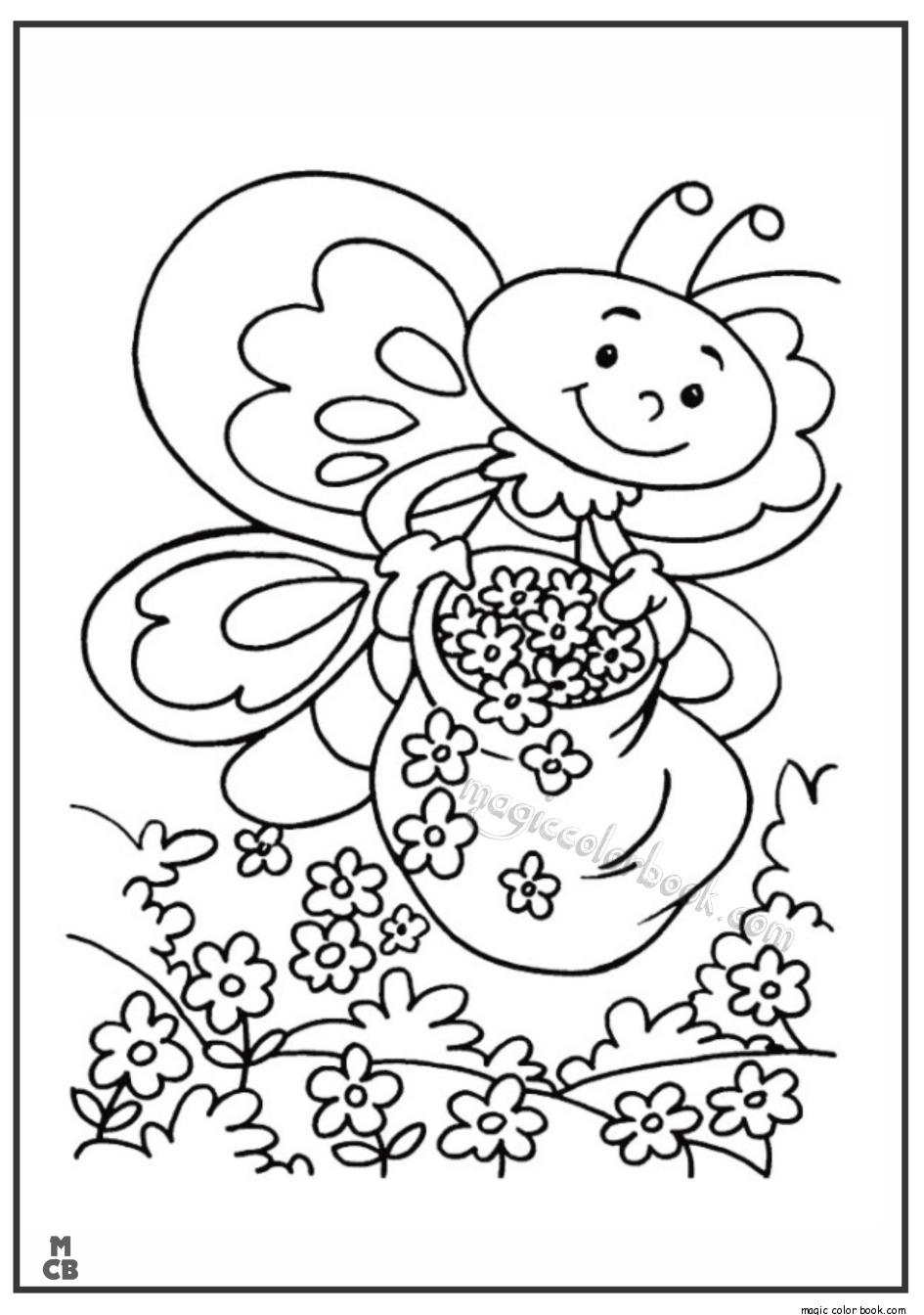 Dessin à colorier: Saison Printemps (Nature) #164993 - Coloriages à Imprimer Gratuits