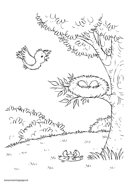 Dessin à colorier: Saison Printemps (Nature) #164996 - Coloriages à Imprimer Gratuits