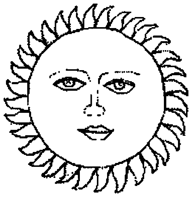 Dessin à colorier: Soleil (Nature) #157984 - Coloriages à Imprimer Gratuits