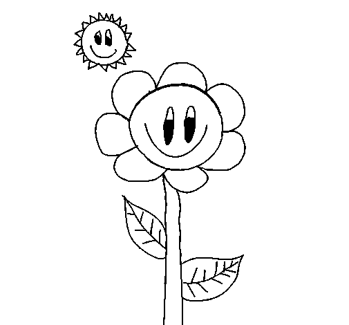 Dessin à colorier: Soleil (Nature) #158028 - Coloriages à Imprimer Gratuits