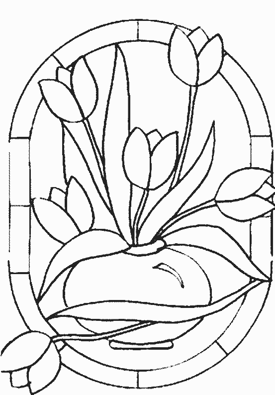 Dessin à colorier: Tulipe (Nature) #161663 - Coloriages à Imprimer Gratuits