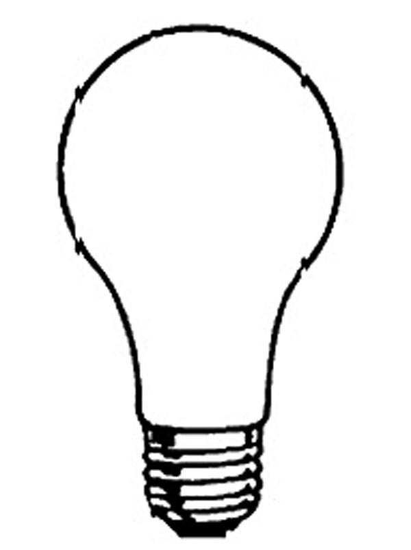 Dessin à colorier: Ampoule électrique (Objets) #119367 - Coloriages à Imprimer Gratuits