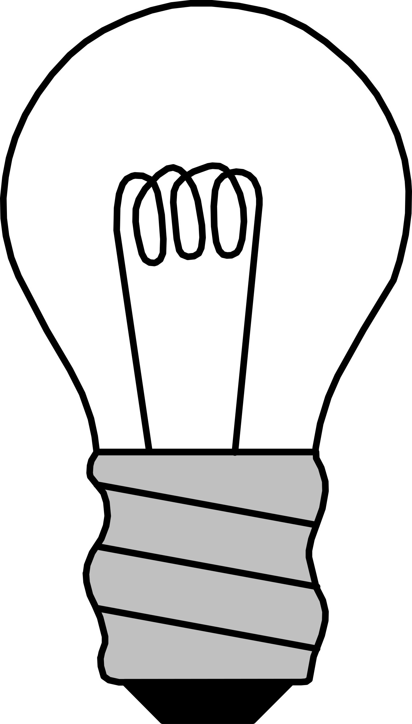 Dessin à colorier: Ampoule électrique (Objets) #119376 - Coloriages à Imprimer Gratuits