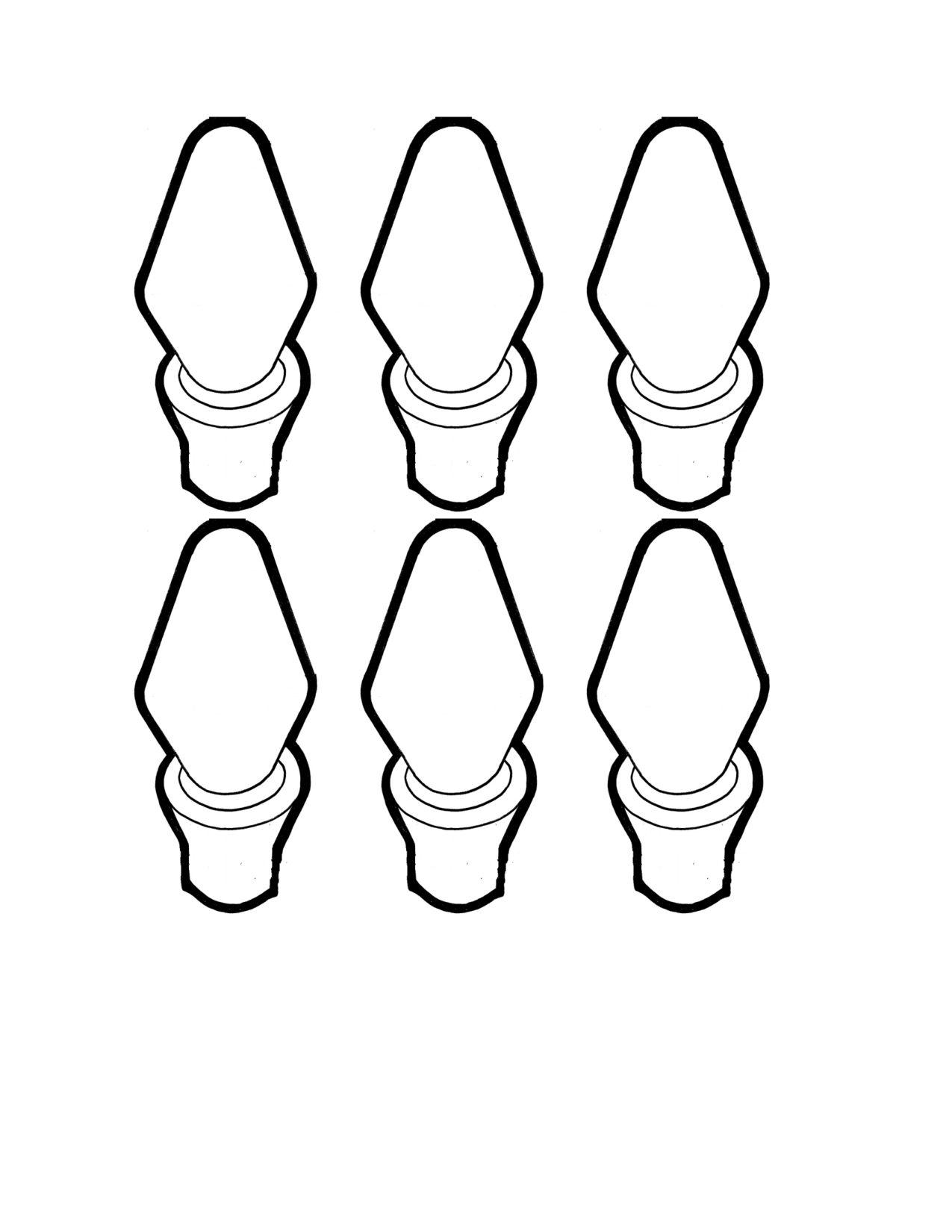 Dessin à colorier: Ampoule électrique (Objets) #119536 - Coloriages à Imprimer Gratuits