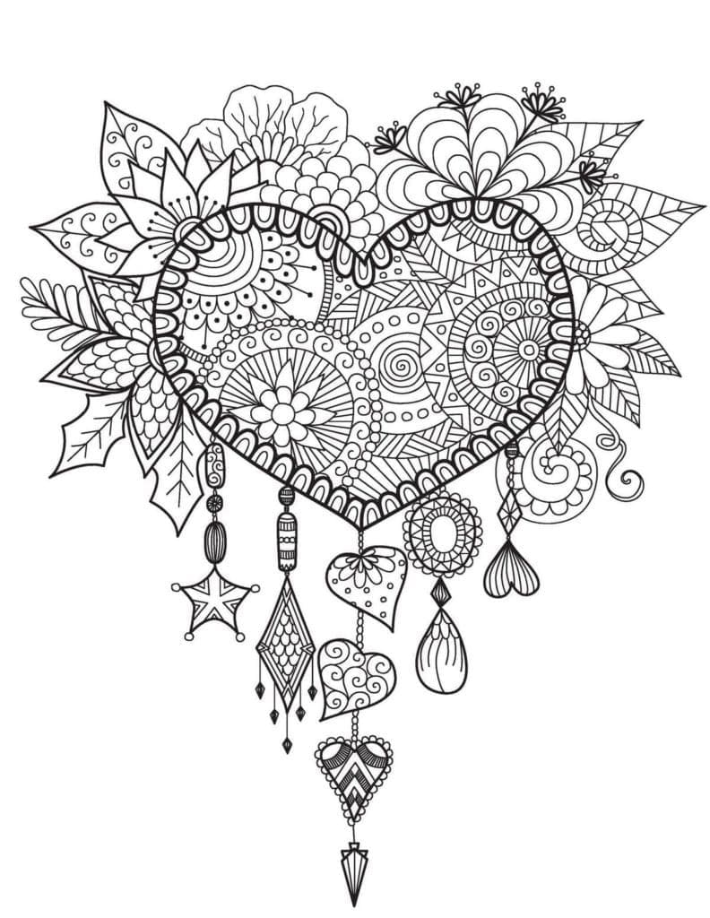 Coloriage gratuit Attrape-rêves #207648 de la collection Objets à imprimer